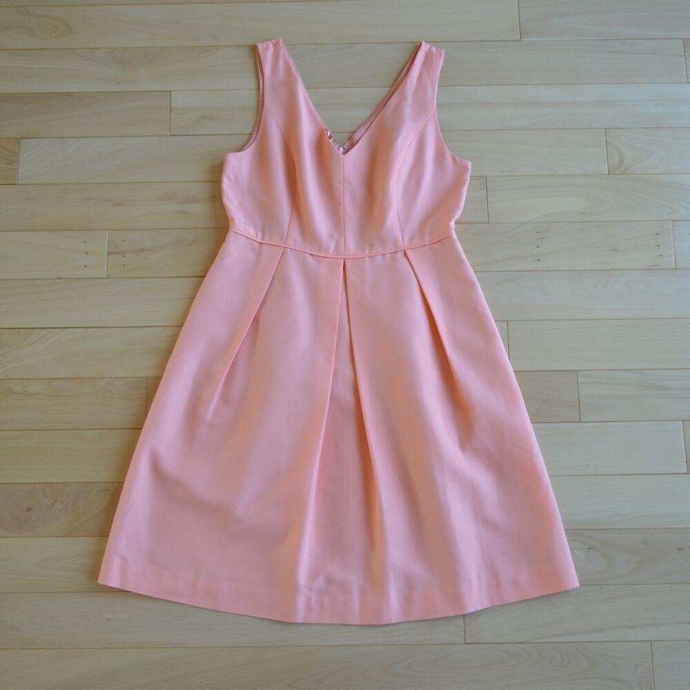 J Crew Kami Dress Classic Faille A Line Pink Size 8